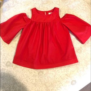 GB girls red shirt size medium